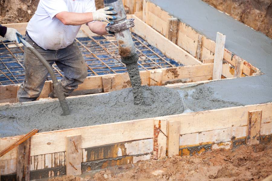 Móng nhà đổ khối