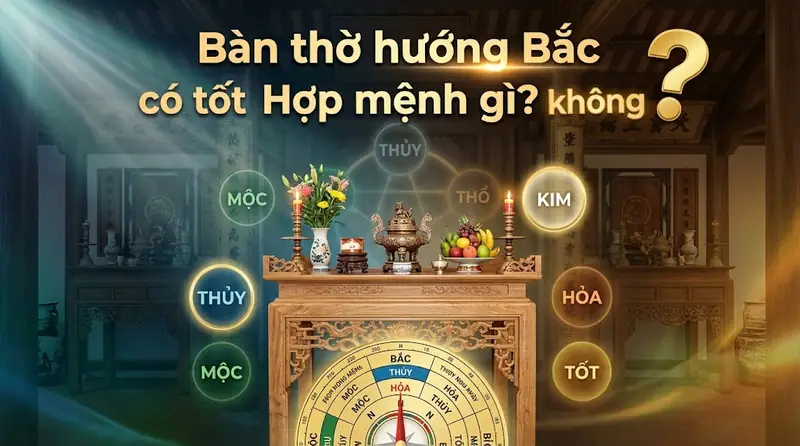 Bàn thờ hướng Bắc hợp mệnh nào?