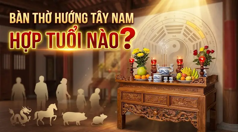 Bàn thờ hướng Tây: Nên hay không nên và tại sao?