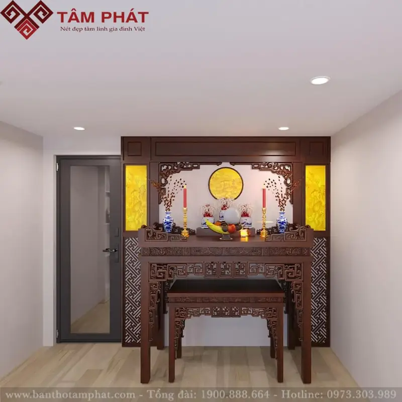 Bàn thờ hướng tây - Hướng bàn thờ phù hợp cho nhà hướng Tây