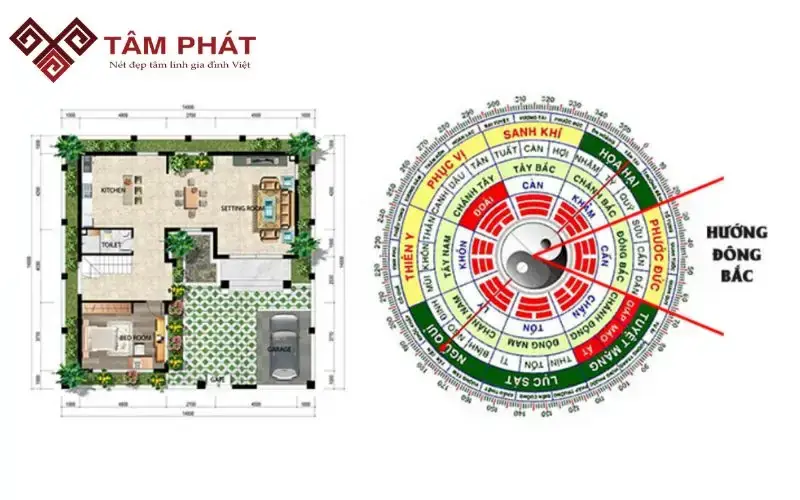 Bàn thờ hướng tây bắc - Lưu ý khi bố trí bàn thờ