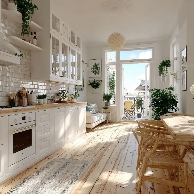 Các cách hóa giải bếp đối diện cửa chính hiệu quả