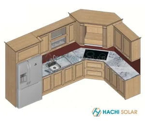 Bếp góc chéo có tốt không - Bếp góc chéo: Nên hay không nên?