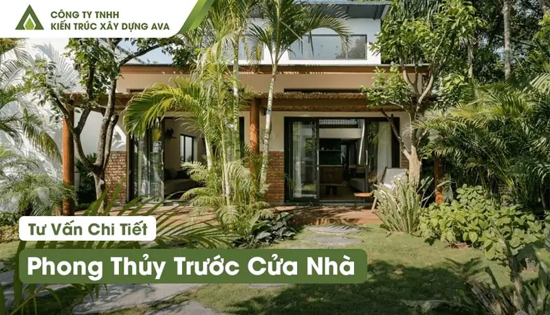 Nguyên tắc bố trí cây trước cửa nhà