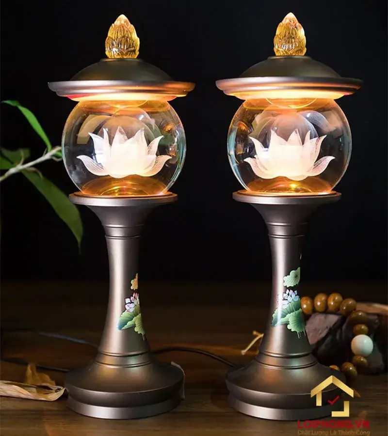 Đèn bàn thờ nên chọn loại nào - Các loại đèn bàn thờ phổ biến