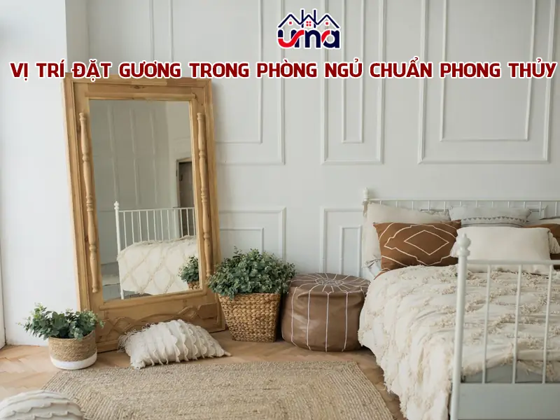 Gương trong phòng ngủ - Vị trí đặt gương phòng ngủ hợp phong thủy