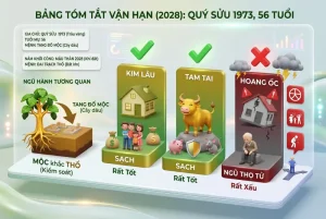 Hướng nhà tuổi quý sửu - Tổng quan tuổi Quý Sửu và ngũ hành