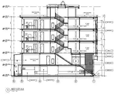 Mặt cắt là gì - Quy tắc và ký hiệu vẽ mặt cắt