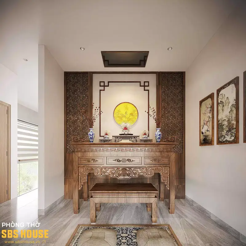 Màu Sơn Phòng Thờ Hợp Phong Thủy 2026 2 Chọn màu sơn phòng thờ theo ngũ hành, gia chủ