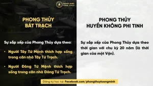 Phong thủy bát trạch và huyền không - Bát Trạch và Huyền Không: Hai Trường Phái