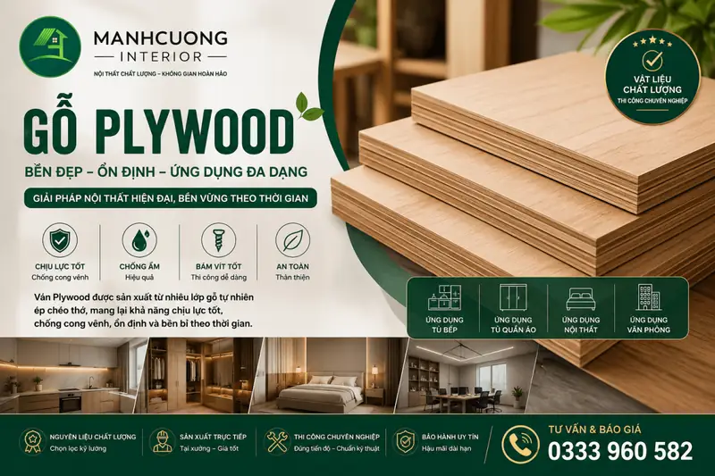 Plywood là gì - Nhược điểm và hạn chế của plywood