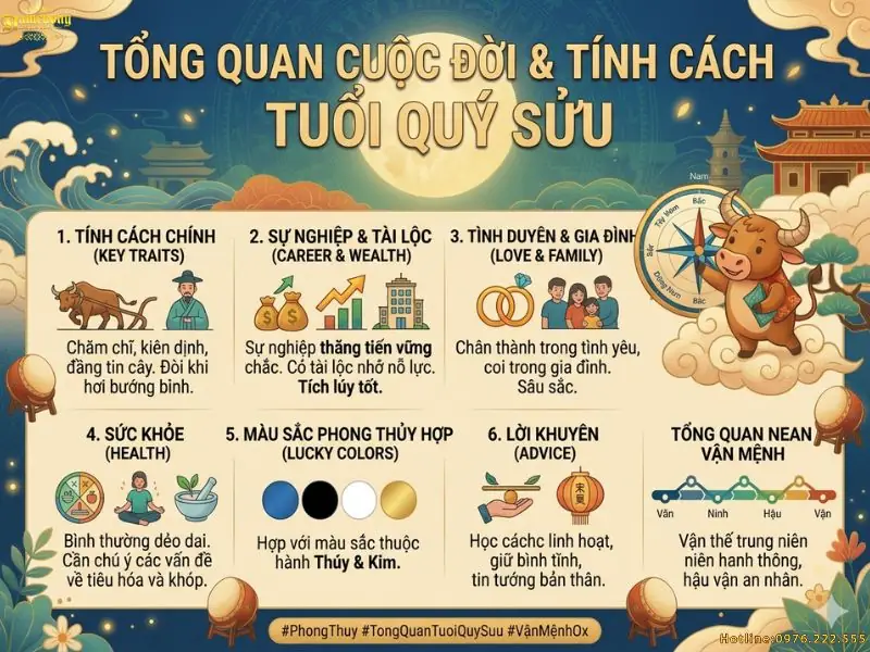 Sinh năm 1973 hợp hướng nhà nào - Lưu ý phong thủy và hóa giải hướng xấu