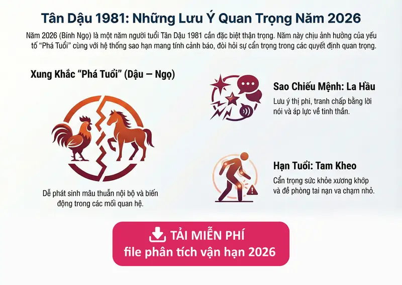 Sinh năm 1981 mệnh gì - Tuổi Tân Dậu 1981 hợp tuổi nào, kỵ tuổi nào?
