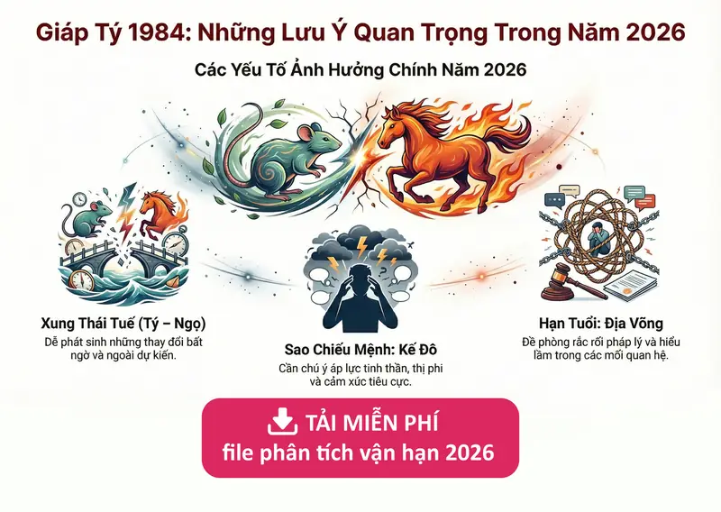 Năm Sinh 1984 Mệnh Gì? Giải Mã Tuổi Giáp Tý Đầy Đủ Nhất 2 Sinh năm 1984 mệnh gì - Đặc điểm tính cách tuổi Giáp Tý 1984