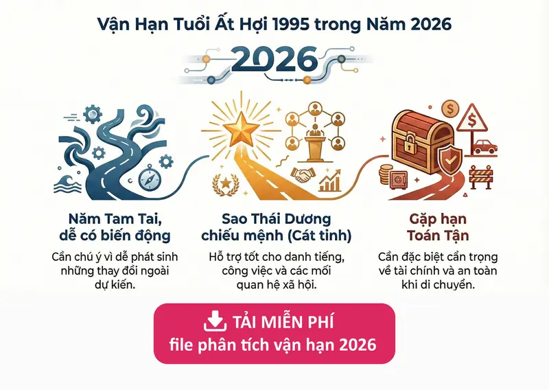 Sinh năm 1995 mệnh gì - Tuổi Ất Hợi 1995 thuộc mệnh gì?