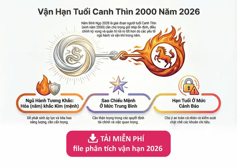 Sinh năm 2000 thuộc cung gì - Bảng Tổng Hợp Yếu Tố Phong Thủy Cho Tuổi Canh Thìn 2000