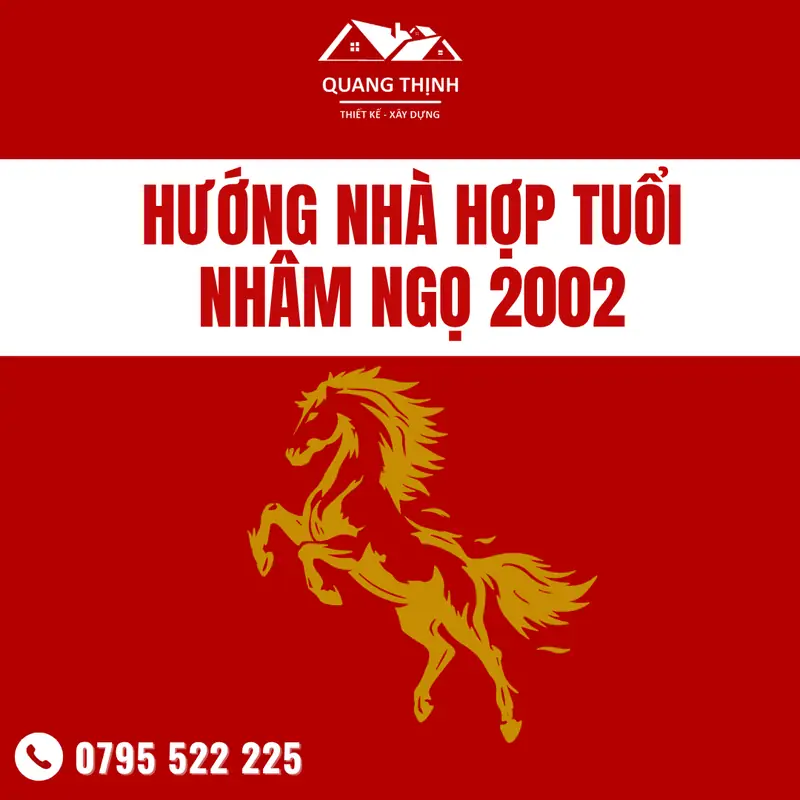 Sinh năm 2002 hợp hướng nhà nào - Hướng nhà hợp tuổi Nhâm Ngọ (2002)