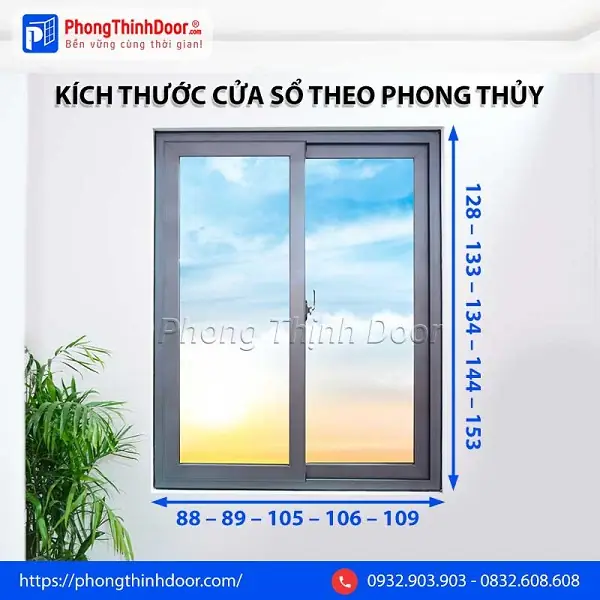 Số cửa sổ trong nhà - Kích thước cửa sổ chuẩn theo phong thủy