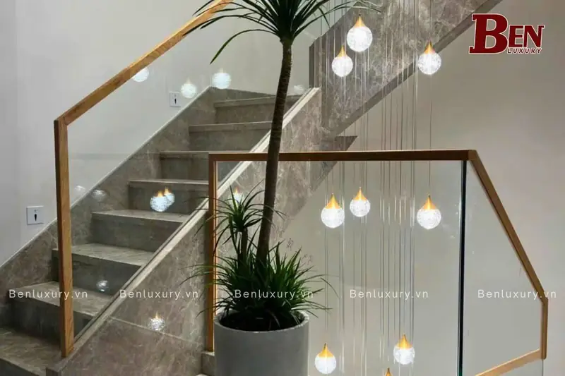 Tay vịn cầu thang là gì - 4. Các Loại Vật Liệu Tay Vịn Phổ Biến
