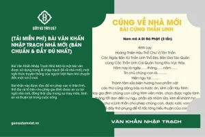 Thủ tục nhập trạch nhà mới - Ý nghĩa và Tầm quan trọng của Lễ Nhập Trạch