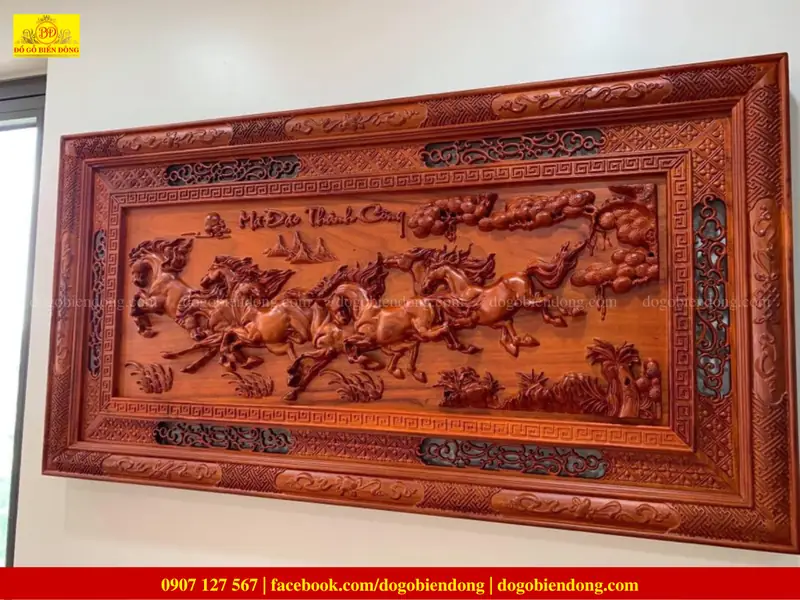 Tranh mã đáo thành công phong thủy - Lưu ý khi chọn và treo tranh